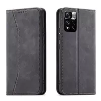 [PO ZWROCIE] Magnet Fancy Case etui do Xiaomi Redmi Note 11 pokrowiec portfel na karty kartę podstawka czarny