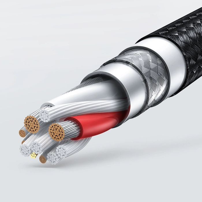 Kabel Lightning do USB UGREEN 2.4A US199, 1.5m (czarny)