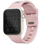 Pasek UNIQ Stride Apple Watch Series1/2/3/4/5/6/7/8/9/SE/SE2 38/40/41mm FKM Rubber Strap różowy/pale pink
