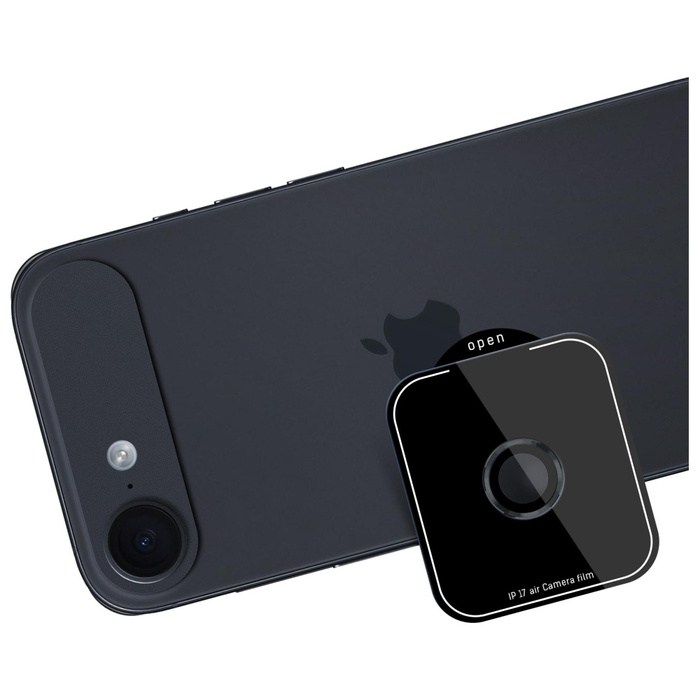 Ochrona na obiektyw aparatu 3MK iPhone 17 Air Lens Protection Pro do Apple czarny