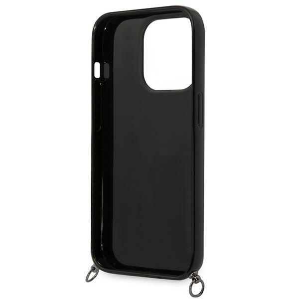 Etui KARL LAGERFELD Apple iPhone 14 Pro Max Color Stripes Strap Różowy Hardcase