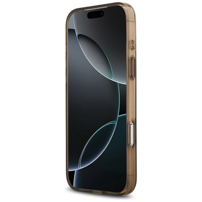 Etui Guess IML 4G Background MagSafe do  iPhone 17 Pro Max brązowy