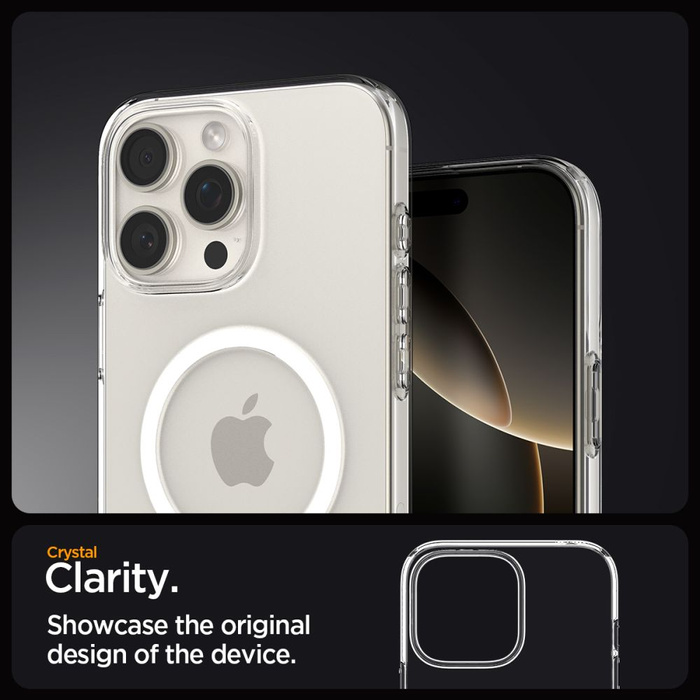 ETUI SPIGEN LIQUID CRYSTAL MAG MAGSAFE IPHONE 16 PRO CLEAR