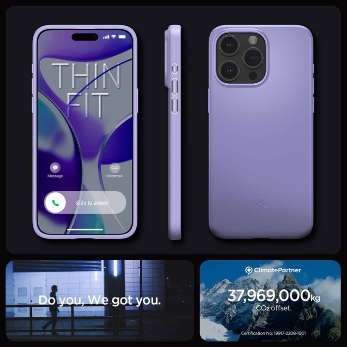 Etui Spigen Thin Fit iPhone 15 Pro Iris Purple