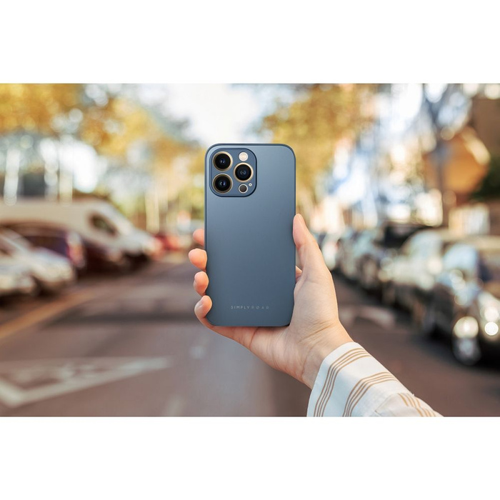 ROAR futerał MATTE GLASS do IPHONE 14 Plus niebieski