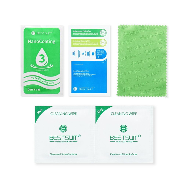 Szkło hybrydowe Bestsuit Flexible 5D Full Glue do iPhone 14 Pro Max czarny