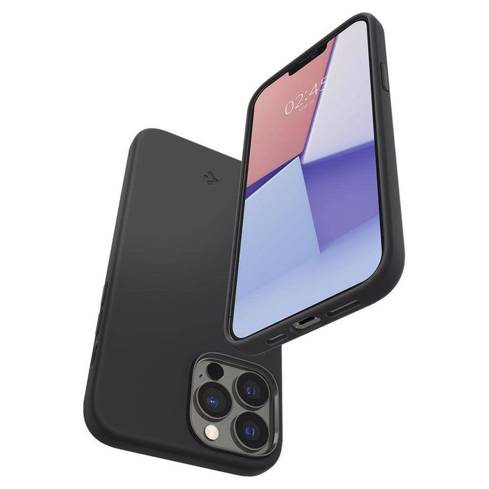 SPIGEN Silicone Fit iPhone 13 Pro Max ETUI Czarny Case