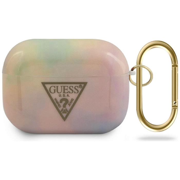 Etui GUESS Apple AirPods Pro Cover Tie & Dye Collection Różowy Case