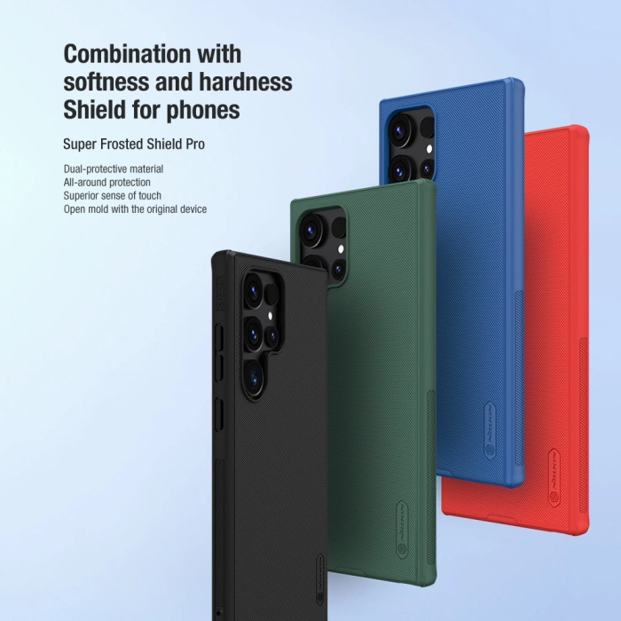 NILLKIN super frosted shield PRO SAMSUNG S24 ULTRA, BLACK / CZARNY