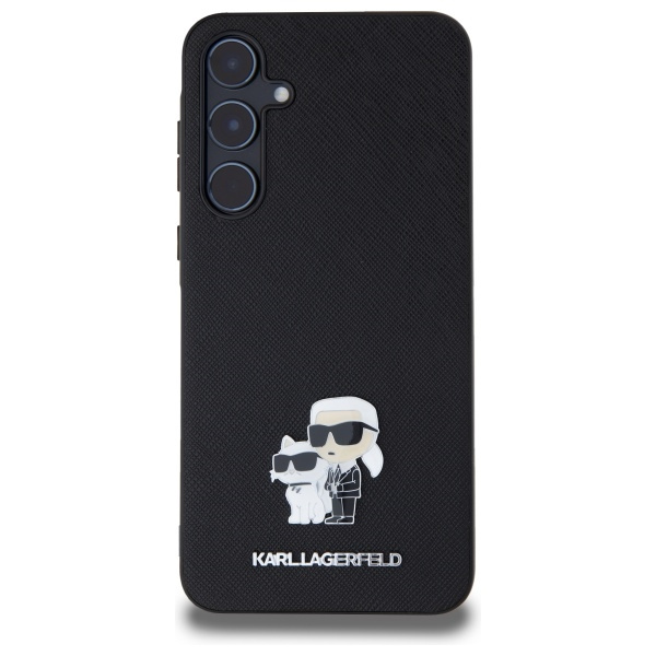 Etui Karl Lagerfeld KLHCSSamsung Galaxy A55SAKCNPK Samsung Galaxy A55 Samsung Galaxy A556 hardcase czarny/black Saffiano Karl&Choupette Pin