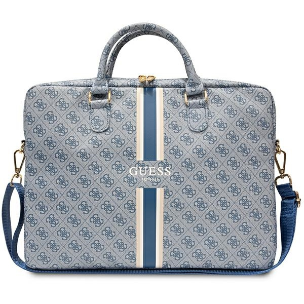 Guess Torba GUCB15P4RPSB 16" niebieski/ blue 4G Printed Stripes