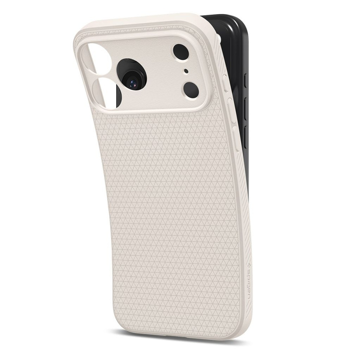 ETUI SPIGEN IPHONE 17 PRO LIQUID AIR NATURAL TITANIUM