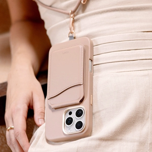 Etui UNIQ Coehl Muse iPhone 16 Pro 6.3"   Magnetic Charging dusty nude