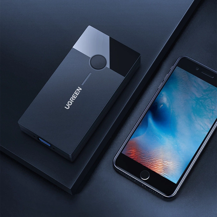 Przełącznik KVM Switch UGREEN 2-portowy VGA Czarny 30357