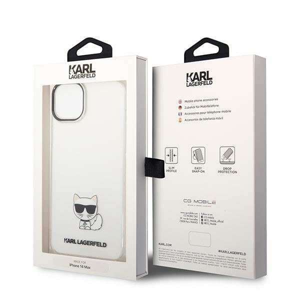 Etui KARL LAGERFELD Apple iPhone 14 Plus Choupette Body Bezbarwny Hardcase