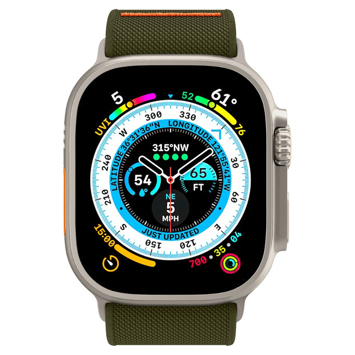 Pasek Spigen Fit Lite Ultra Apple Watch 4 / 5 / 6 / 7 / 8 / 9 / Se / Ultra (42 / 44 / 45 / 49 Mm) Khaki