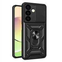 Etui Hybrid Armor Camshield do Xiaomi POCO C65 / Redmi 13C pancerne z osłoną na aparat - czarne