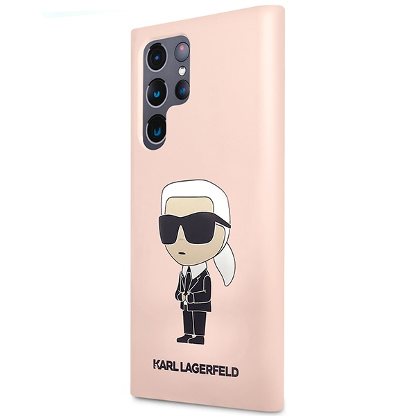 Etui Karl Lagerfeld Silicone NFT Ikonik - Etui Samsung Galaxy S23 Ultra (różowy) Case