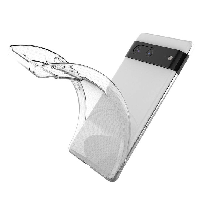 Etui Ultra Clear 0.5mm etui do Google Pixel 7a cienki pokrowiec przezroczyste Case