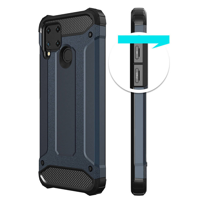 Hybrid Armor etui Realme 10 5G / Realme 9i 5G pancerny hybrydowy pokrowiec czarne