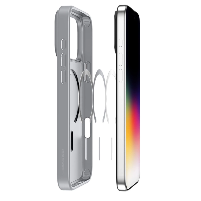 Etui Dux Ducis Yind na iPhone 17 Pro kompatybilne z MagSafe - szare