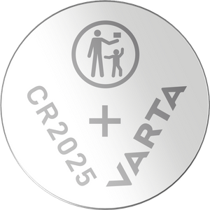 Lithium Button Cell Varta, CR2025, 157mh, 3V, 5-Pack