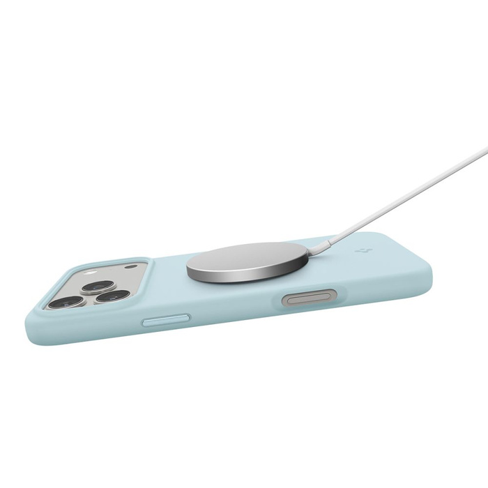 ETUI SPIGEN IPHONE 17 PRO MAX SILICONE FIT MAG MAGSAFE MUTE BLUE