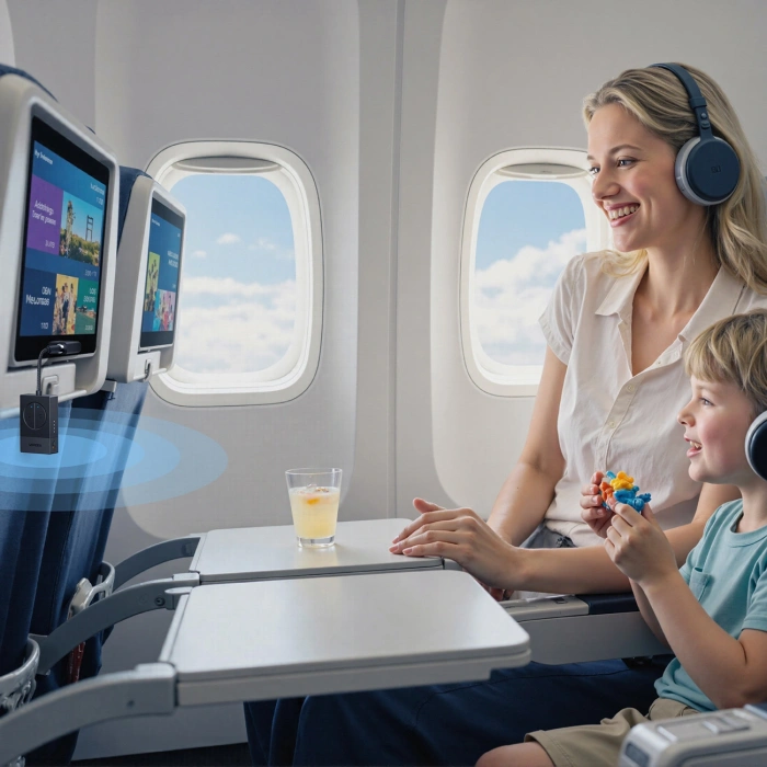 Transmiter Ugreen BT305 Bluetooth 5.4 - czarny