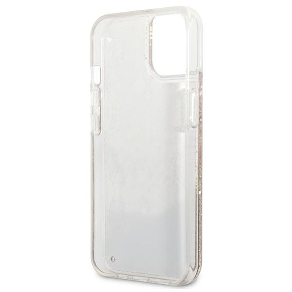 Etui GUESS Apple iPhone 13 Mini Paisley Liquid Glitter Złoty Hardcase