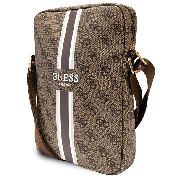Guess Torba GUTB10P4RPSW 10" brązowy/brwon 4G Stripes Tablet Bag