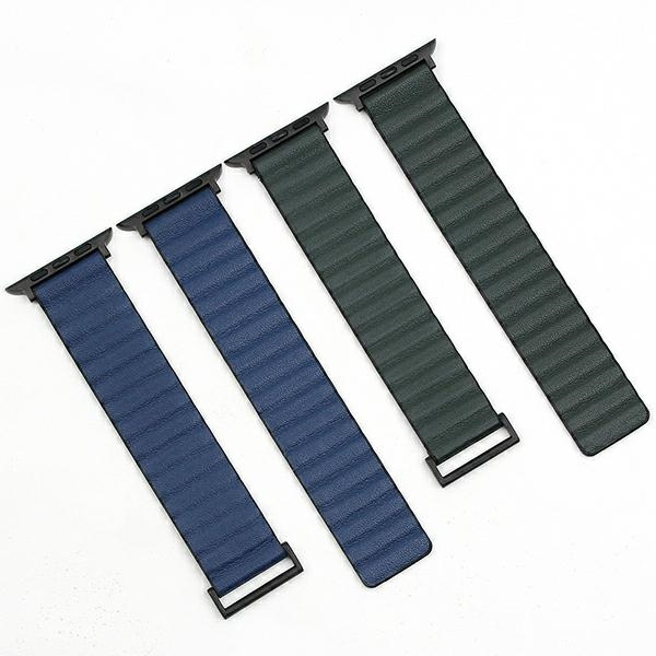 Beline pasek Apple Watch Magnetic Pro38/40/41mm czarno/niebieski  black/blue box