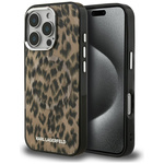 Etui Karl Lagerfeld iPhone 16 Pro Max IML Leopard Pattern  MagSafe Brązowy