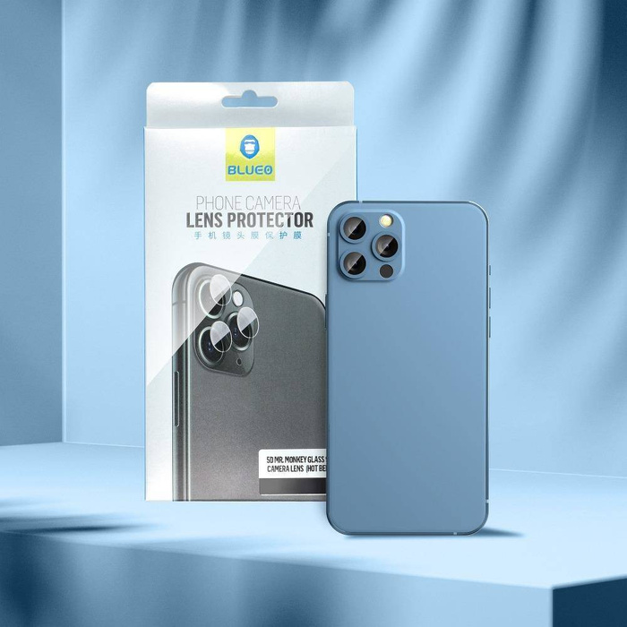 Szkło Hartowane 5D Mr. Monkey Glass na tylny aparat  - Huawei Mate 30 PRO (Hot Bending)