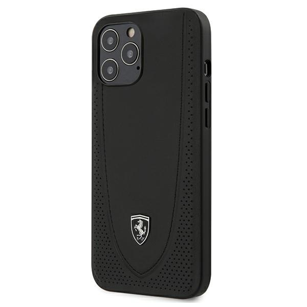 Etui FERRARI Apple iPhone 12 Pro Max 6,7 Off Track Perforated FEOGOHCP12LBK Czarny Hardcase