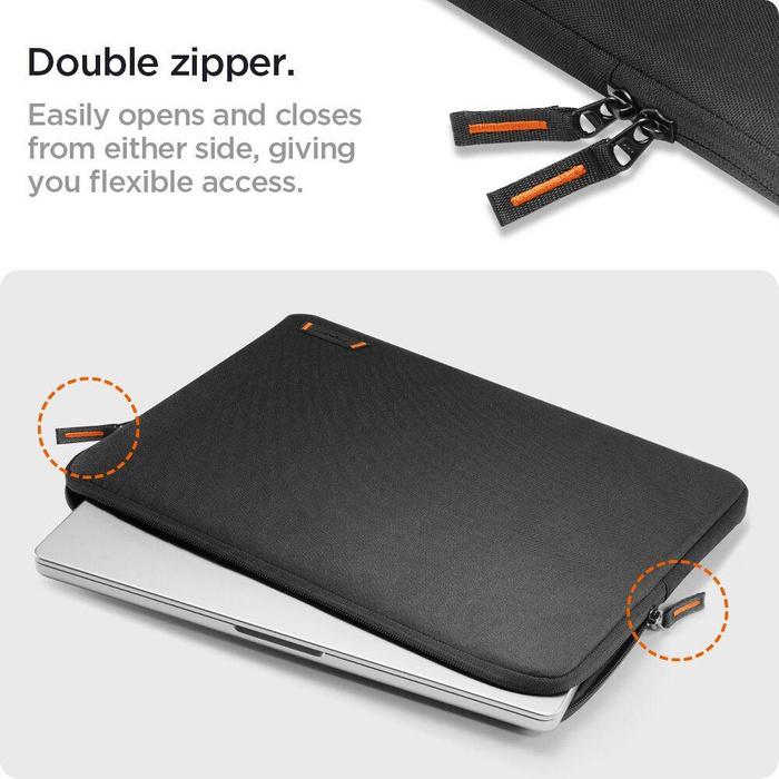 ETUI SPIGEN BASIC POUCH LAPTOP 15-16 BLACK