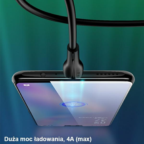 Kabel USAMS USB MicroUSB U38 Do OPPO 4A Fast Charge 1m Biały