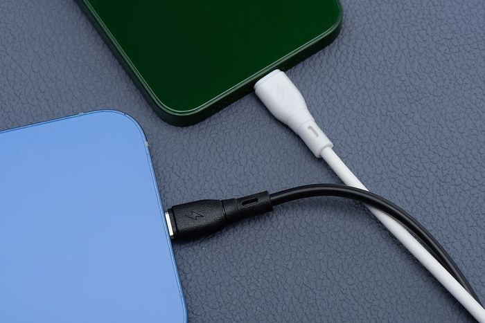 Kabel USB A do Micro USB Blue Star 2A ECO 1 m PJ68-23-2 czarny