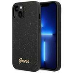 Etui GUESS Apple iPhone 14 Plus Glitter Script Czarny Hardcase