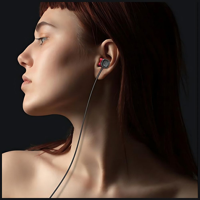 USAMS Słuchawki EP-46 USB-C czarny/black 1,2m HSEP4603