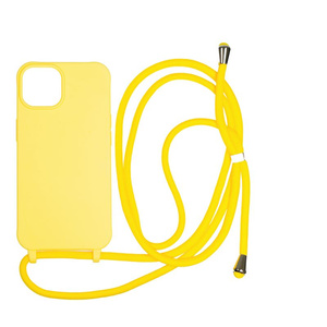 Mobile Origin Lanyard Case, yellow - iPhone 14