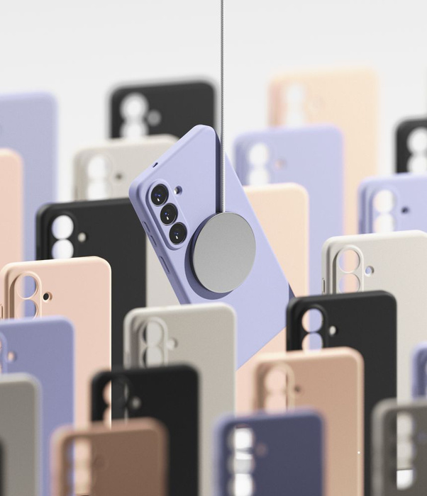 RINGKE SILICONE MAGNETIC MAGSAFE GALAXY S26+ PLUS PINK SAND