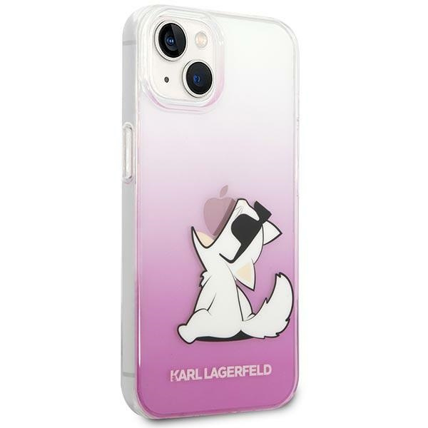 Etui KARL LAGERFELD Apple iPhone 14 Plus Choupette Fun Różowy Hardcase