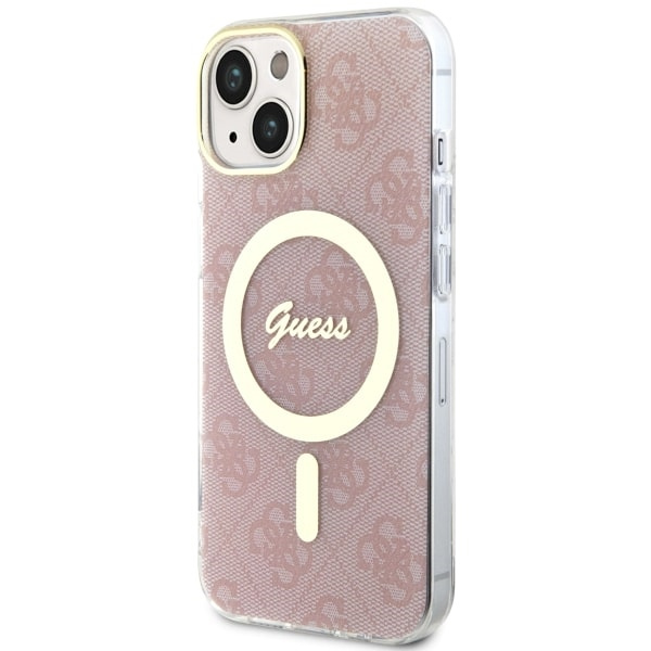 Etui Guess GUHMP14MH4STP iPhone 14 Plus 6.7" różowy/pink hardcase 4G MagSafe Case