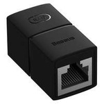 Złączka sieciowa łącznik kabli Ethernet RJ-45 Baseus AirJoy Series 2 szt. - czarna
