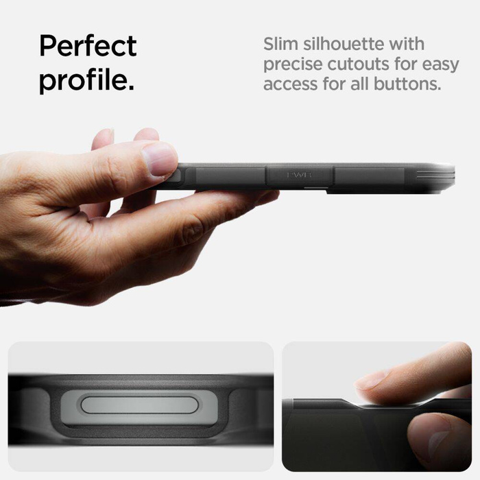 ETUI SPIGEN TOUGH ARMOR MAG MAGSAFE IPHONE 16 PRO MAX FROST BLACK