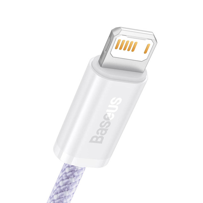 Baseus Dynamic 2 Series kabel USB-A - Lightning 2.4A 480Mb/s 1m fioletowy