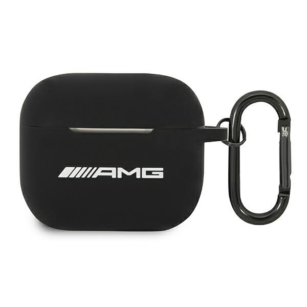 Etui AMG AMA3RBK AirPods 3 cover czarny/black Silicone Big Logo