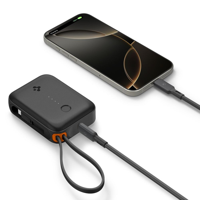 POWERBANK SPIGEN ESSENTAIL EA3010BT POWER BANK 10000 MAH 30W BLACK