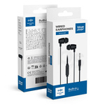 Słuchawki przewodowe douszne Jack 3,5 mm Blue Star PA-E67 1,2 m czarne