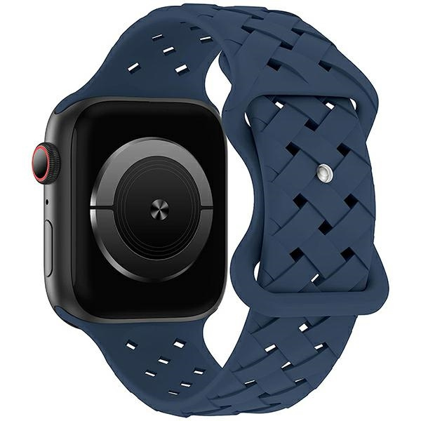 Beline pasek Apple Watch Silicone Woven42/44/45/49mm niebieski /deep blue box